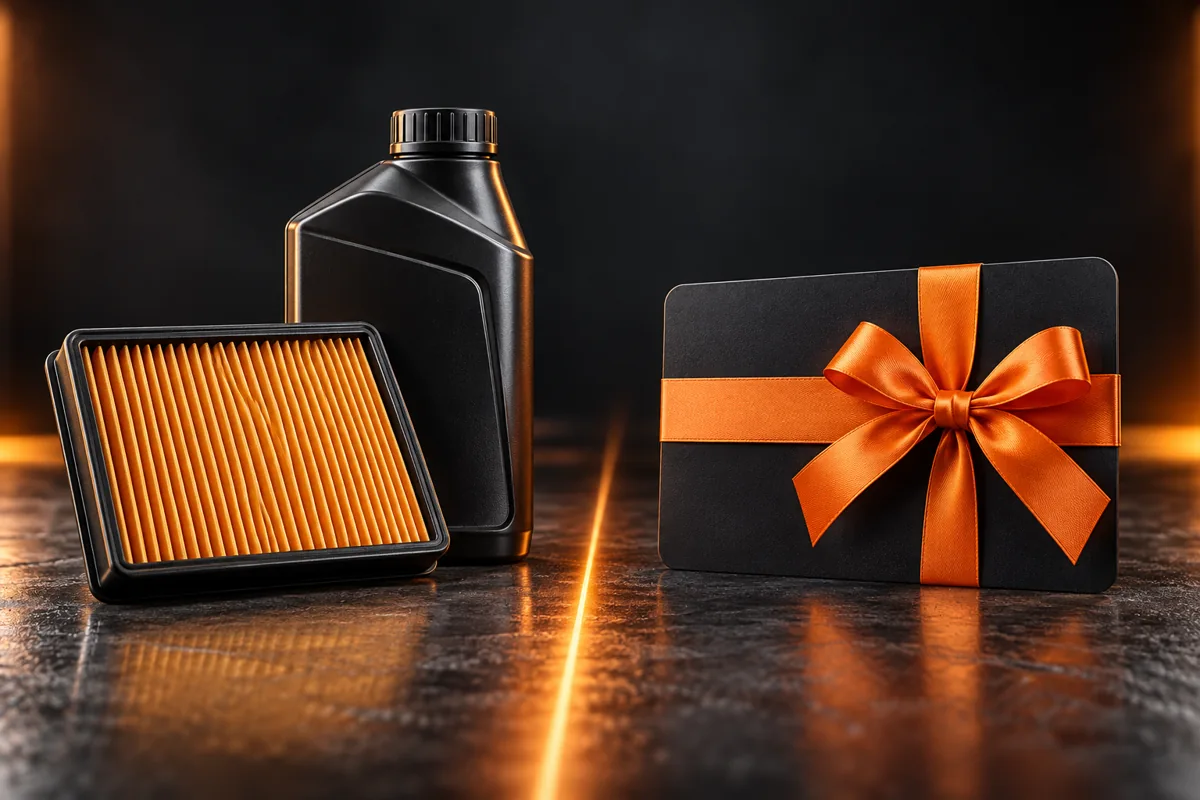 Entretien automobile et carte cadeau au choix